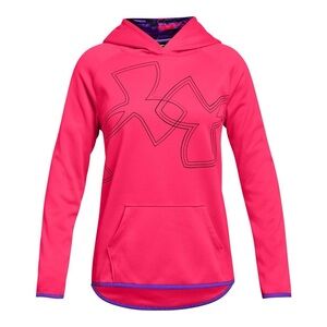 Pink Youth Medium Under Armour Hoodie